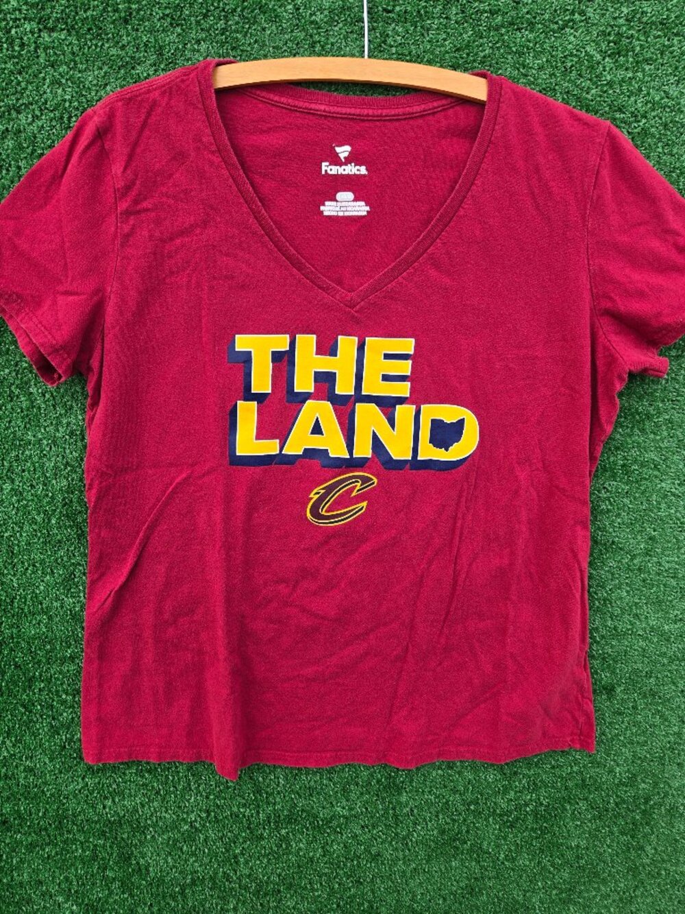 NBA Cleveland Cavaliers Women's Hometown Collection "The Land" V-Neck T-Shirt